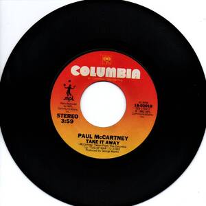 Paul McCartney「Take It Away/ I