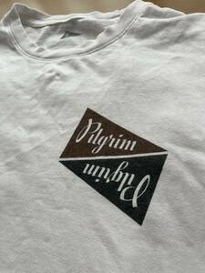 USA製 Pilgrim 半袖Tシャツ Ssize 染み込みプリント