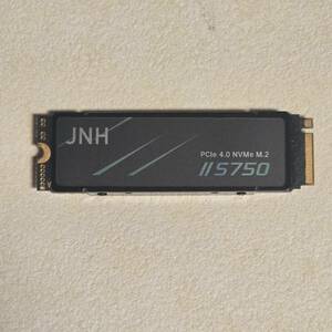 M.2 SSD JNH S750 PCIe Gen4×4 NVMe 1.4 4TB 中古　ヒートシンク付　最大転送速度7400MB/S