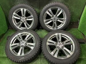 ホンダCRZ　ダンロップ　ウィンターマックスWM02　195/55R16　純正アルミホイール付き　4本　6J　ET45/5H　114.3　スタッドレスタイヤ