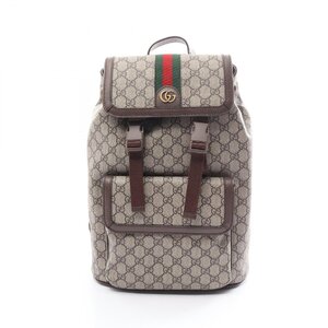 グッチ オフィディア GGスプリーム ブランドオフ GUCCI PVCコーティングキャンバス リュックサック バックパッ