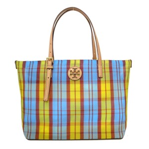 トリーバーチ トートバッグ TORY BURCH チェック柄 エマーソン メッシュ E/W マーケット トート 肩掛け 146732 750 レディース 