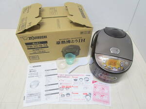 【未使用品】HE-674◆ZOJIRUSHI 象印 IH炊飯ジャー 極め炊き 1.8L（1升）炊き NW-VC18-TA ブラウン 未使用品