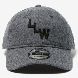 極美 22AW WTAPS 9TWENTY CAP WONY FLANNEL NEWERA LLW ニューエラ ウール キャップ Gray グレー 帽子 222NENED-HT02 ダブルタップス