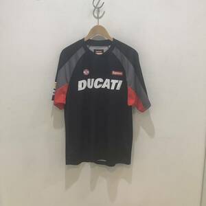 SUPREME シュプリーム　2024s/s ×DUCATI SOCCER JERSEY デュカティ　サッカージャージ　ブラック　サイズS 668455