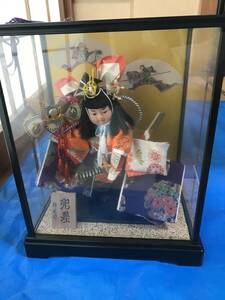 日本人形 兜差 錦凰作 五月人形 置物 飾り 和風 インテリア 昭和レトロ