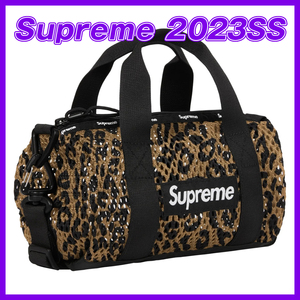 1928　Supreme Mesh Mini Duffle Bag(Leopard) / シュプリーム メッシュ　ミニ　ダッフル　バッグ 2023SS