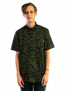 CARHARTT WIP S/S CAMO TIGER SHIRT 迷彩 半袖シャツ ボタンダウンシャツ タイガーカモフラ カーハート