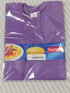 Supreme Spaghetti Tee Purple L シュプリーム Tシャツ ロゴ Logo