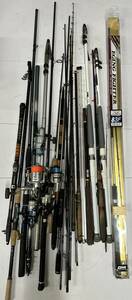 ★コレクター必見！！ Daiwa ダイワ 他 釣り具 釣り竿 リール 大量まとめ売り メーカー 趣味 フィッシングツール 部品取り パーツ 