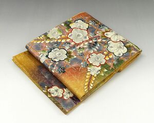 袋帯 正絹 絞り辻が花模様 袋帯 良品 リサイクル 結婚式 入学式 卒業式 パーティー g0789