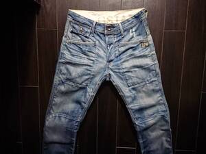 G-STAR RAW♪NAVY JACK LOOSE TAPERED♪Italy♪ジースター♪立体裁断♪傑作♪W29 L32♪50294 2541 1523