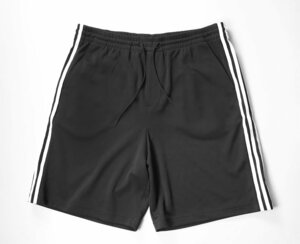 ★美品 Y-3 ◆19SS 3-Stripes Track Shorts トラックショーツ 黒 XL ジャージ ハーフパンツ ワイスリー ヨウジヤマモト アディダス ◆WX15