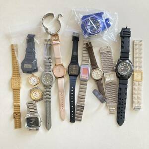 346-0024 腕時計 15本まとめて　SEIKO CASIO NIXON adidas Audi ANNEKLEIN など 