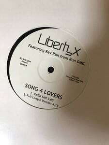 アナログ盤 Liberty X ft. Rev Run from Rnu DMC / Song 4 Lovers 12インチ レコード LP HIPHOP R&B ラップ ヒップホップ