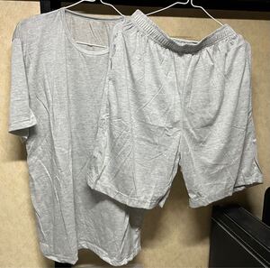 Tシャツ ハーフパンツ セット XXL 半袖 パジャマ 部屋着 グレー 新品