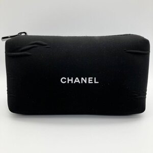 ◆CHANEL シャネル ミニポーチ ブラック 黒 ココマーク ロゴ 四角 ポーチ ブランド MB ha KBD