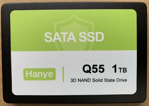 【使用時間1511時間】Hanye 1TB Q55-1TSY04 2.5 SATA SSD 667