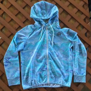 INHABITANT インハビタント 【Boat Womans Dry Hoodie】 BLUE Ssize 正規品 吸汗速乾素材 ドライパーカー UVカット