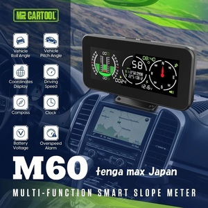 汎用 社外 ユニバーサル タイプ スピードメーター 傾斜計 GPS デジタルディスプレイ HUD M60 スピードメーター デジタル傾斜計 E847 A388