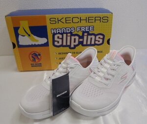 キングラム[25] 【送料無料】未使用★SKECHERS Slip-ins スケッチャーズ レディース スニーカー 靴 124884W/WPK 24.5★040＠L310