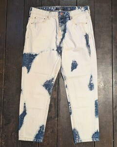 スペイン限定 Bershka ブリーチワイドデニム ZARA 日本未発売 新品 w32 ワイドパンツ デニム ジーンズ 1円スタート　LEVI