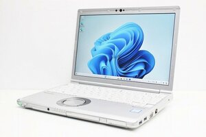 1円スタート ノートパソコン Windows11 Panasonic レッツノート CF-SV7 DVDマルチ 第8世代 Core i5 SSD256GB メモリ8GB Windows10 カメラ