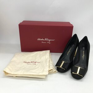 Salvatore Ferragamo サルヴァトーレフェラガモ ヴァラ パンプス DG 82331 サイズ6 1/2 C 箱・保存袋付き【CLBA2075】