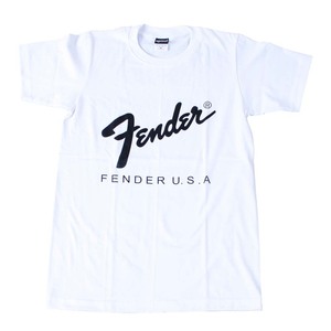 ag6●新品 白 Lサイズ●フェンダー FENDER 半袖Tシャツ//バンドTシャツ ロックTシャツ パンク メタル