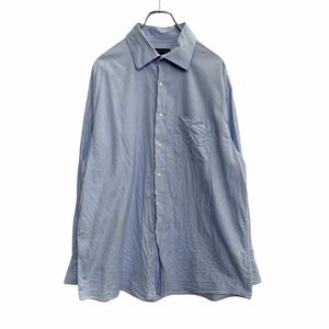 TOMMY HILFIGER 長袖シャツ Lサイズ トミーヒルフィガー ライトブルー 古着卸 アメリカ仕入 t2203-3596