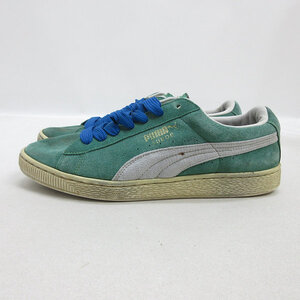 y■【27.5cm】プーマ/PUMA SUEDE スエード レザースニーカー■緑MENS/アメカジ/27【中古】