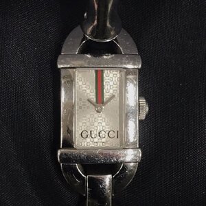 グッチ シェリーライン クォーツ 腕時計 バンブーモチーフブレス 6800L レディース バングルウォッチ GUCCI