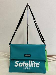 【新品】Satellite サテライト ショルダーバッグ グリーン サコッシュ お洒落 使えるサイズ 激安 送料185円可！