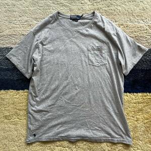 定価8,800円 POLO RALPH LAUREN Big Tシャツ ラルフローレン オーバーサイズ グレー サイズM グレー