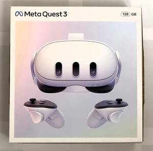 1円～中古美品★Meta Quest 3 128GB 本体、Eliteストラップ バッテリー付き、純正ケース。送料無料