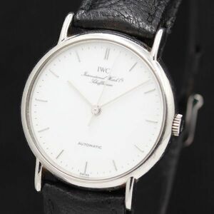 1円 稼働 IWC アイダブリューシー ポートフィノ 2483904 AT/自動巻 ホワイト文字盤 レディース腕時計 TKD 0029700 5BJT