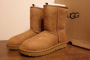 未使用 UGG Classic Short II 23cm Chestnut チェストナット 1016223 アグ ムートン ブーツ レディース クラシックショート EMU エミュ