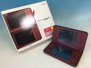 初期化済★NINTENDO DSi LL本体★ワインレッド★タッチペン大・ACアダプタ欠品