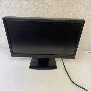 ［中古品］I-O DATA 低消費電力パネル採用20型ワイド液晶ディスプレイ(ブラック) LCD-AD201XB スタンド付き 通電確認済みNo4