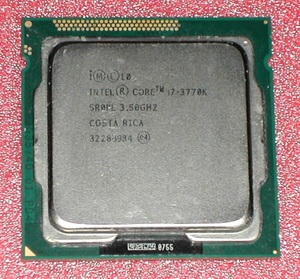 4コア8スレッド　Core i7 3770K LGA1155