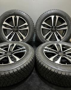 235/60R18 BRIDGESTONE/DM-V2 18年 ホンダ CR-V 純正 モデューロ 18インチ 7.5J +45 114.3 5H スタッドレス バリ山 4本 ブリヂストン