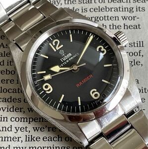 TUDOR チュードル 赤レンジャー 9050 小薔薇 ブラックダイヤル オイスタープリンス 自動巻き RANGER OYSTER PRINCE Black Dial Automatic