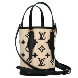 ルイヴィトン LOUISVUITTON M82418 LVバイザプール ナノ・バケット モノグラムショルダーバッグ 中古 GZ11