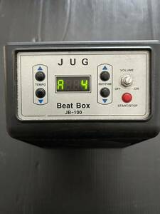 JUG Beat Box JB-100 リズムマシン スピーカー内蔵 島村楽器　通電確認