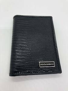 Dolce & Gabbana ドルチェ&ガッパーナ　レザー カードケース 黒 