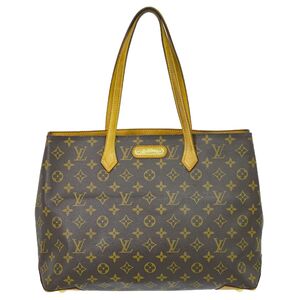 本物 ルイヴィトン LOUIS VUITTON LV ウィルシャー GM モノグラム トートバッグ ハンドバッグ ブラウン M45645