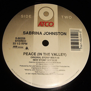 d*tab Sabrina Johnstoni: Peace (In The Valley) [