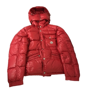 MONCLER K2 ダウンジャケット 41303/51/68950 レッド サイズ1 モンクレール 中古 T8259747