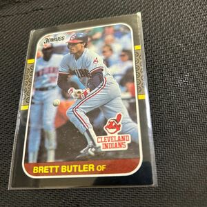 Donruss 1987 Brett Butler Cleveland Indians No.216 