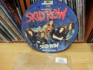 UK ピクチャー盤 SKID ROW スキッド・ロウ Wasted Time